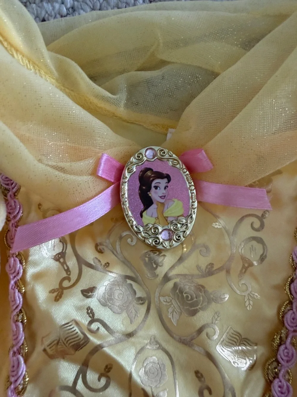 Disney Yellow and Pink Princess Costume Dress - Picture 5 of 9